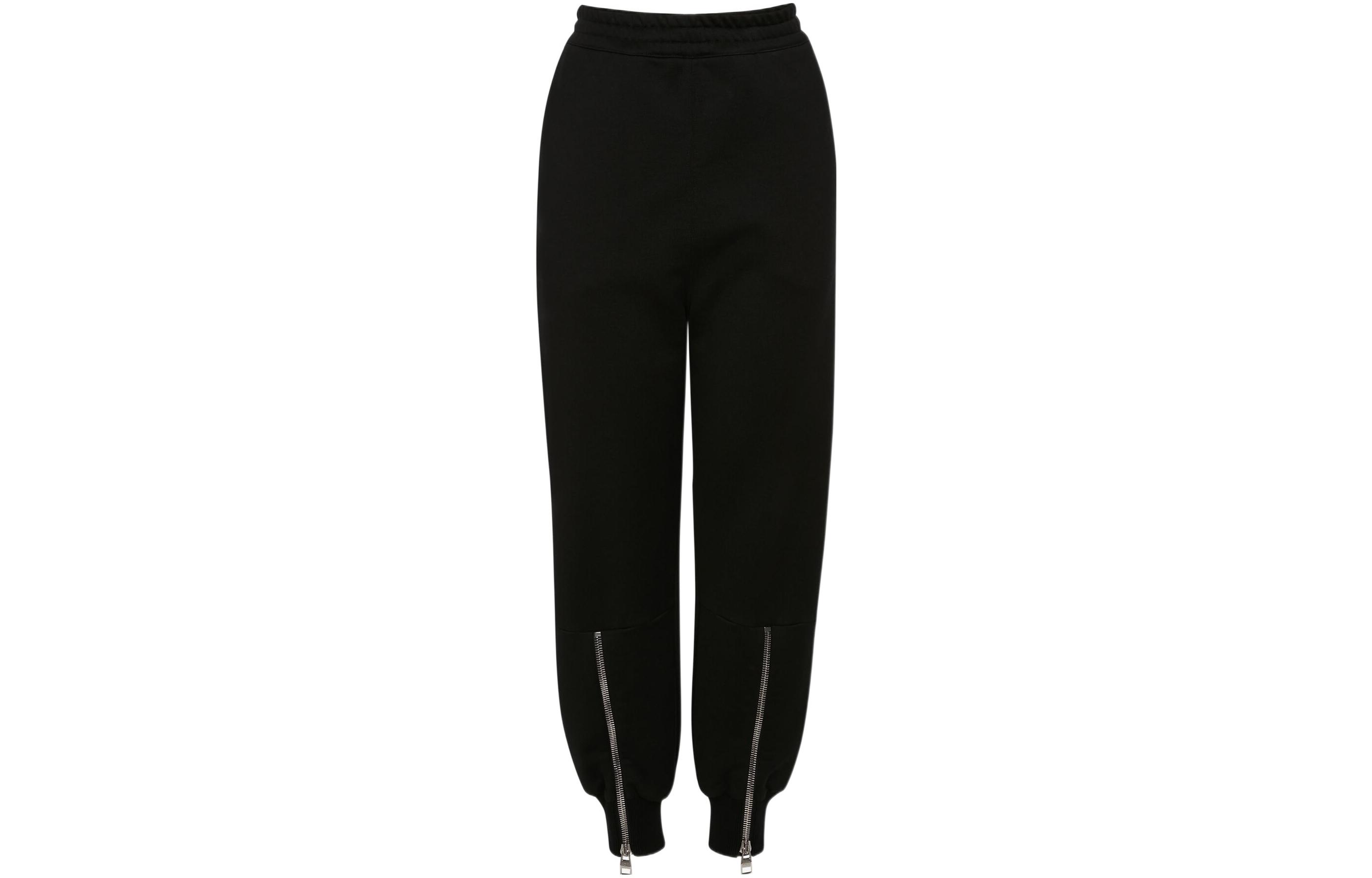 Order (W) Pantalones Jogger Negros Alexander McQueen FW22 con Cremallera 718851QLABG-1000