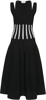 (W) Alexander McQueen FW22 Gaun Midi Twill Tanpa Lengan Hitam 734595-Q1A5G-1104 Buy (W) Alexander McQueen FW22 Gaun Midi Twill Tanpa Lengan Hitam 734595-Q1A5G-1104