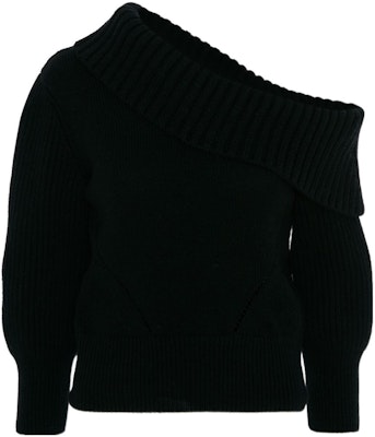 (W) Alexander McQueen FW22 Baju Sejuk Wool Hitam Pullover 711386-Q1A34-1000 Order (W) Alexander McQueen FW22 Baju Sejuk Wool Hitam Pullover 711386-Q1A34-1000