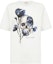 Order (Women) Alexander McQueen FW22 Floral Skull Logo Print White Tee Round Neck. 711381-QZAGS-0900