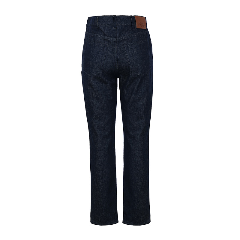 Lookbook (W) Alexander McQueen FW22 女款純色寬鬆直筒牛仔褲 687245-QMABO-4116