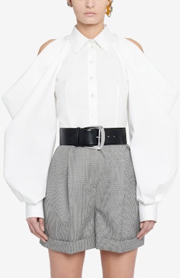 (Women) Alexander McQueen FW23 Black Checkered Print Casual Shorts. 741600-QZAJJ-1080 Shop (Women) Alexander McQueen FW23 Black Checkered Print Casual Shorts. 741600-QZAJJ-1080