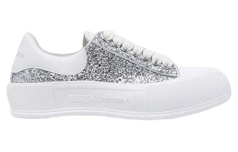 Order (W) Alexander McQueen Glitter Deck Plimsoll 'Perak' 676687W4JF68240