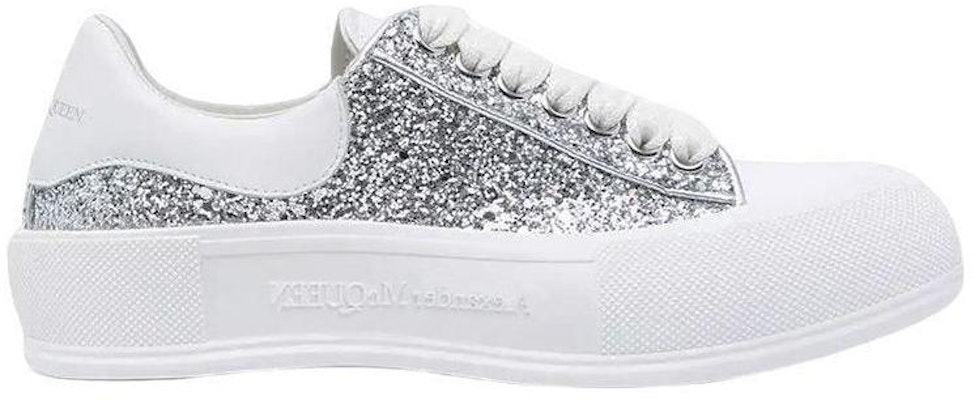 (W) Alexander McQueen Glitter Deck Plimsoll 'Perak' 676687W4JF68240 Order (W) Alexander McQueen Glitter Deck Plimsoll 'Perak' 676687W4JF68240