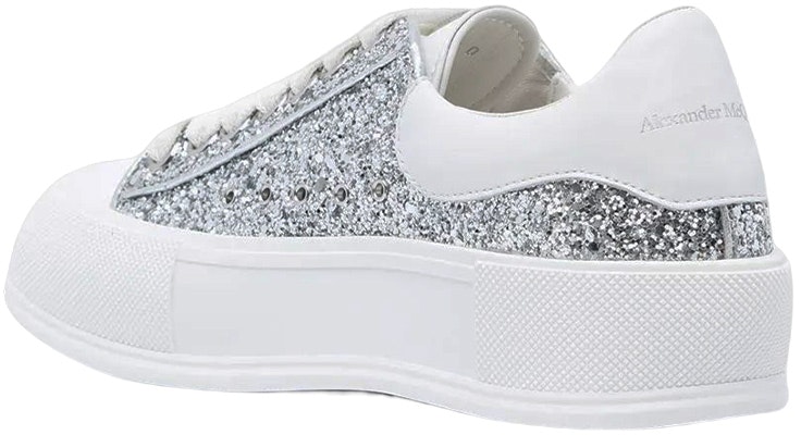 (W) Alexander McQueen Glitter Deck Plimsoll 'Perak' 676687W4JF68240 Shop (W) Alexander McQueen Glitter Deck Plimsoll 'Perak' 676687W4JF68240