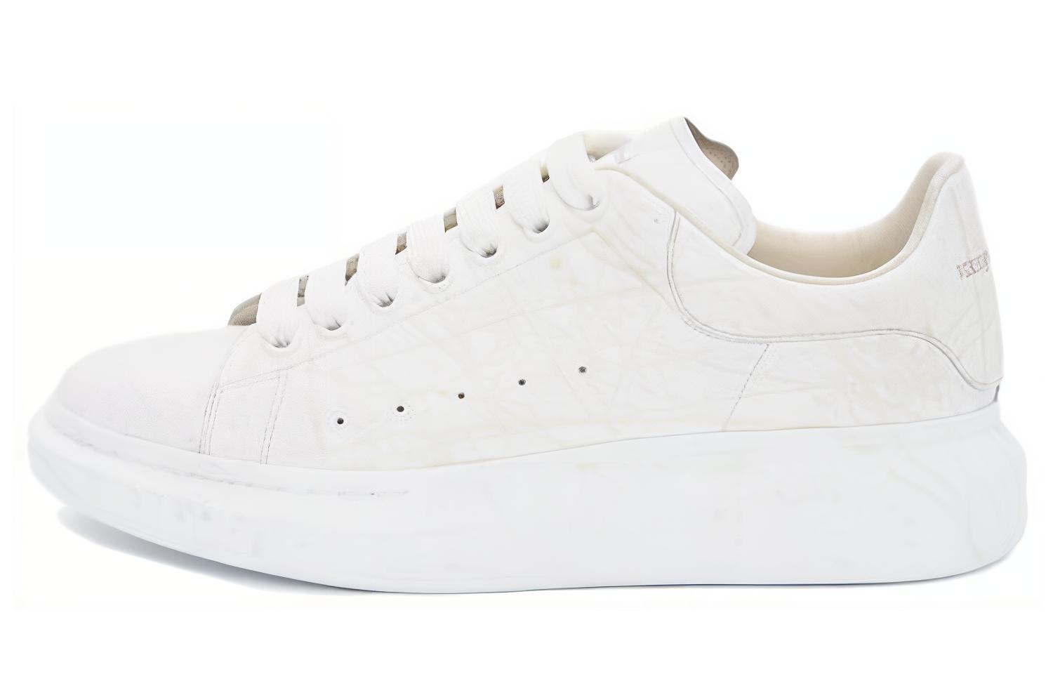 (W) Alexander McQueen Glow In The Dark Oversized Sneaker 'White Multicolour'