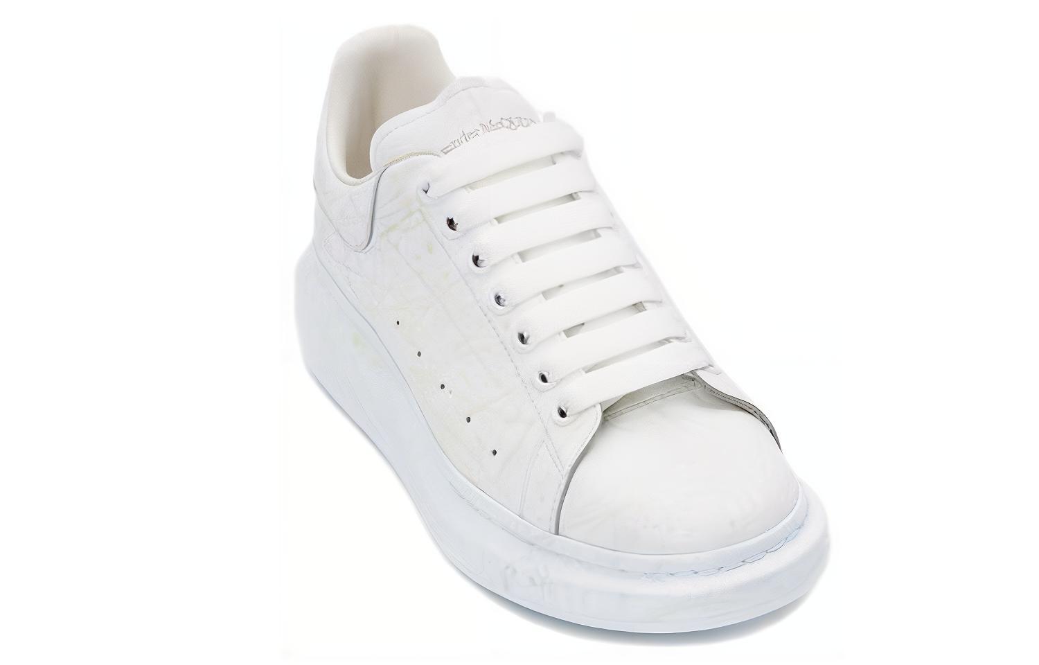 (W) Alexander McQueen Glow In The Dark Oversized Sneaker 'White Multicolour' 圖 3
