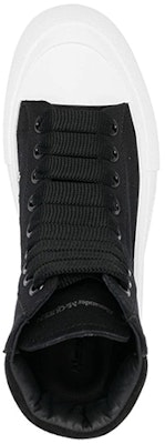 (W) 亚历山大麦昆高帮滑板鞋"黑白配色" 697123W4MV71070 Shop (W) 亚历山大麦昆高帮滑板鞋"黑白配色" 697123W4MV71070