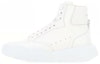 Buy (W) Sneaker Kulit Tinggi Alexander McQueen 'Putih' 666380WIA9I9065