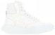 (W) Sneaker Kulit Tinggi Alexander McQueen 'Putih' 666380WIA9I9065