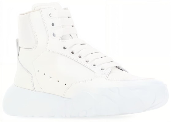 (Women) Alexander McQueen High-Top Leather Sneaker 'White' 666380WIA9I9065 Shop (Women) Alexander McQueen High-Top Leather Sneaker 'White' 666380WIA9I9065