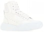 Shop (W) Sneaker Kulit Tinggi Alexander McQueen 'Putih' 666380WIA9I9065