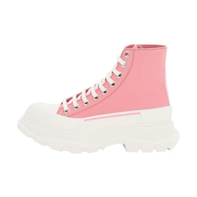 (W) Alexander McQueen High-Top Martin Boots 'Pink British Style'