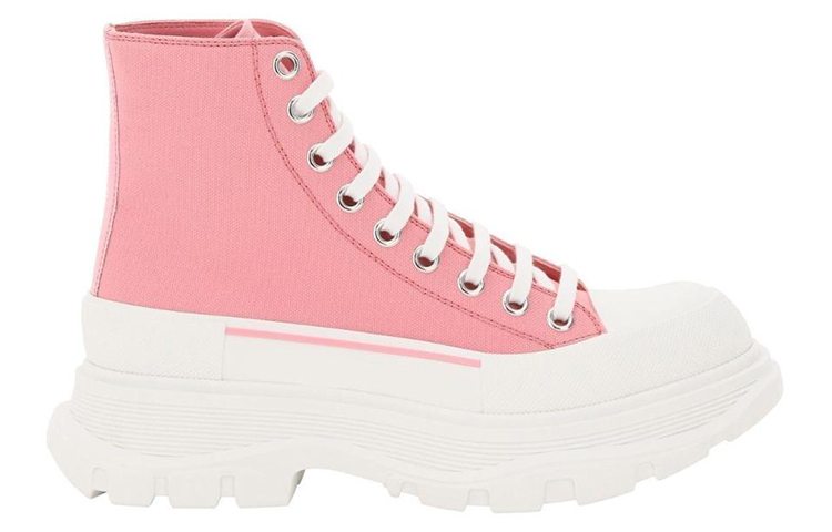 (W) Alexander McQueen High-Top Martin Boots 'Pink British Style' 圖 2