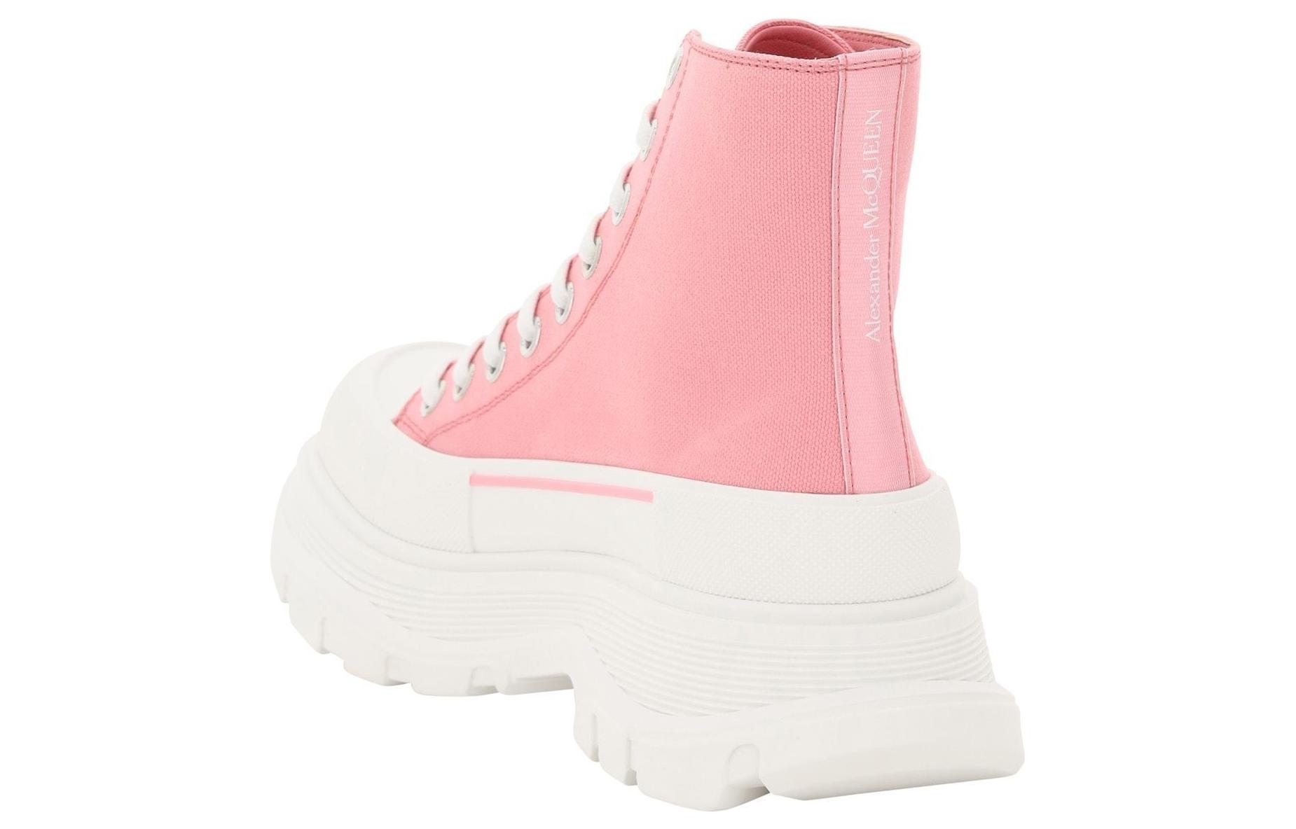 (W) Alexander McQueen High-Top Martin Boots 'Pink British Style' 圖 4