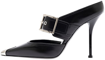 (Women) Alexander McQueen High Heel 'Black Patent Leather' 709992WHSWD1081 (Women) Alexander McQueen High Heel 'Black Patent Leather' 709992WHSWD1081