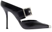 Order (W) Alexander McQueen Tumit Tinggi 'Kulit Hitam Patent' 709992WHSWD1081