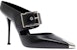 (W) Alexander McQueen Tumit Tinggi 'Kulit Hitam Patent' 709992WHSWD1081