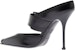 (W) Alexander McQueen Tumit Tinggi 'Kulit Hitam Patent' 709992WHSWD1081