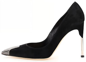 (Women) Alexander McQueen High Heel 'Crystal Black' 633501WHQVA1081 (Women) Alexander McQueen High Heel 'Crystal Black' 633501WHQVA1081