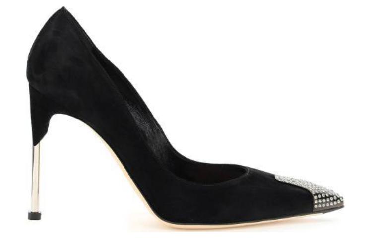 Order (W) Alexander McQueen Tacón Alto 'Crystal Negro' 633501WHQVA1081