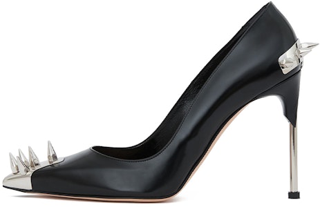 Alexander McQueen 亮澤小牛皮 女式 高跟鞋 黑色 Buy Alexander McQueen 亮澤小牛皮 女式 高跟鞋 黑色