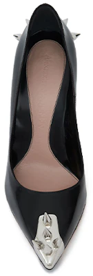(W) Alexander McQueen Talons Hauts ''Cuir Lustré Noir'' 586439WHV7B1081 Shop (W) Alexander McQueen Talons Hauts ''Cuir Lustré Noir'' 586439WHV7B1081