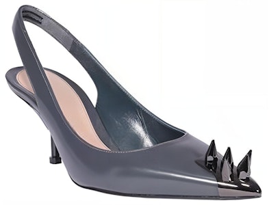 (W) Alexander McQueen Tumit Tinggi 'Punk Kelabu' 651709WHV7E1131 Lookbook (W) Alexander McQueen Tumit Tinggi 'Punk Kelabu' 651709WHV7E1131