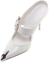 (W) 알렉산더 맥퀸 화이트 버클 힐 709992WHSWD9359 Shop (W) 알렉산더 맥퀸 화이트 버클 힐 709992WHSWD9359