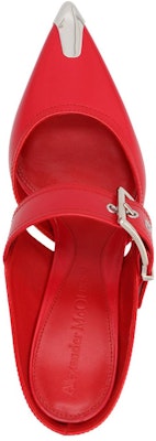 (Women) Alexander McQueen High Heel Buckle Punk 'Red' 709993WHSWD6088 Lookbook (Women) Alexander McQueen High Heel Buckle Punk 'Red' 709993WHSWD6088