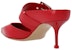(Women) Alexander McQueen High Heel Buckle Punk 'Red' 709993WHSWD6088