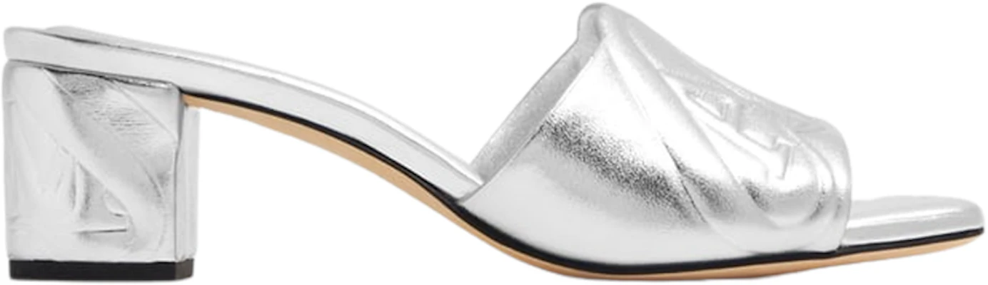 (W) Alexander McQueen High Heel Offene Zehen Sandale ''Silber'' 780713WIF138100 Buy (W) Alexander McQueen High Heel Offene Zehen Sandale ''Silber'' 780713WIF138100