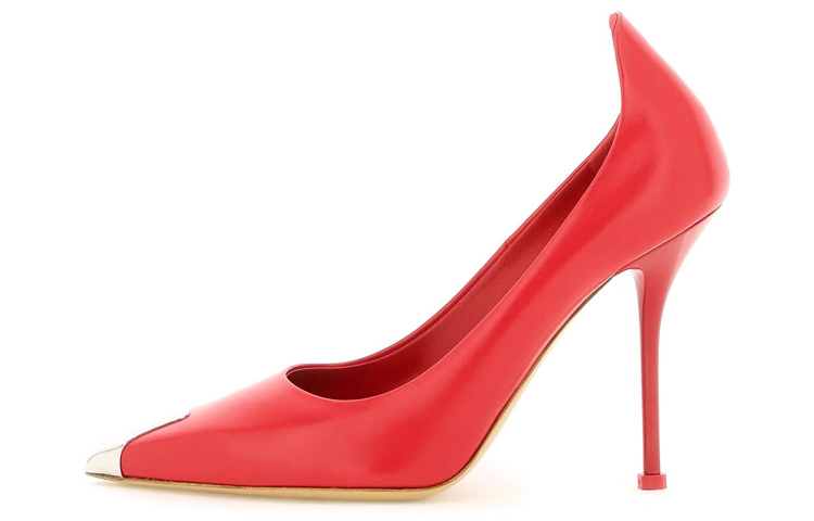 (Women) Alexander McQueen High Heel Pump 'Red Fashion Point' 709996WHSWD6088