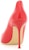 (Women) Alexander McQueen High Heel Pump 'Red Fashion Point' 709996WHSWD6088