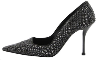 (Women) Alexander McQueen High Heel Pumps 'Sleek Black' 9.5cm 766886W4X251069 (Women) Alexander McQueen High Heel Pumps 'Sleek Black' 9.5cm 766886W4X251069