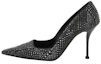 Buy (W) Zapatos de Tacón Alto Alexander McQueen 'Sleek Black' 9.5cm 766886W4X251069