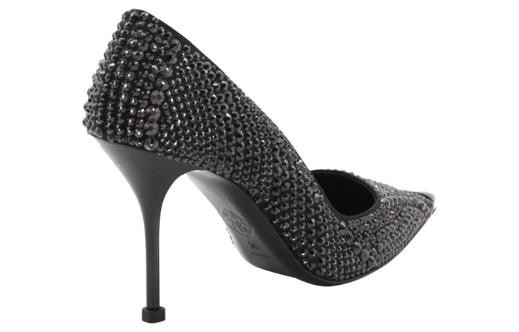 Lookbook (W) Zapatos de Tacón Alto Alexander McQueen 'Sleek Black' 9.5cm 766886W4X251069