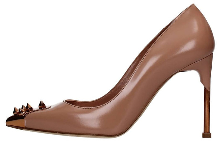 (Women) Alexander McQueen High Top 'Comfortable Versatile Reddish-Brown' 633504WHV7F8225