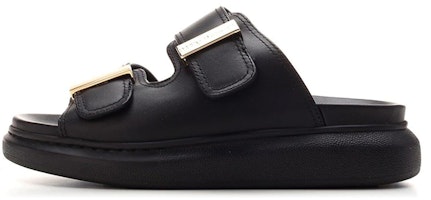 (Women) Alexander McQueen Hybrid 'Black Fashion Leather Sandal' 650784WHXZB1088 (Women) Alexander McQueen Hybrid 'Black Fashion Leather Sandal' 650784WHXZB1088