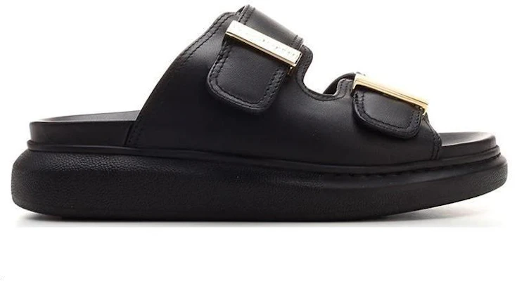 (W) Alexander McQueen Hybrid 'Sandal Kulit Fesyen Hitam' 650784WHXZB1088 Order (W) Alexander McQueen Hybrid 'Sandal Kulit Fesyen Hitam' 650784WHXZB1088
