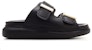 (Women) Alexander McQueen Hybrid 'Black Fashion Leather Sandal' 650784WHXZB1088