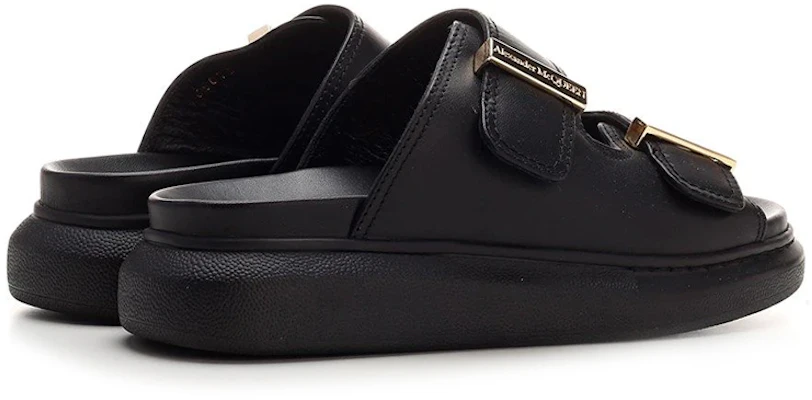 (W) Alexander McQueen Hybrid 'Sandal Kulit Fesyen Hitam' 650784WHXZB1088 Shop (W) Alexander McQueen Hybrid 'Sandal Kulit Fesyen Hitam' 650784WHXZB1088