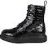 Buy (W) Alexander McQueen Hybrid Ankle Boot 'Crocodile Hitam' 633922-WHY20-1000