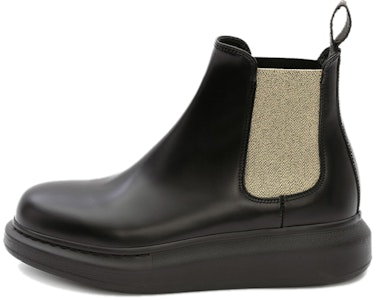 (W) Alexander McQueen Hybrid Chelsea 'Hitam Emas' 586398WHX5I1088 Buy (W) Alexander McQueen Hybrid Chelsea 'Hitam Emas' 586398WHX5I1088