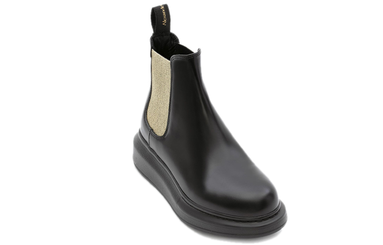Lookbook (W) Alexander McQueen Hybrid Chelsea 'Negro Oro' 586398WHX5I1088