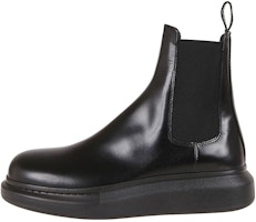 (Women) Alexander McQueen Hybrid Chelsea Boot 'Black' 586398-WHX52-1000 (Women) Alexander McQueen Hybrid Chelsea Boot 'Black' 586398-WHX52-1000