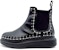 (W) Alexander McQueen Hybrid Chelsea Boot 'Hitam Bertatah' 650803-WHX57-1081