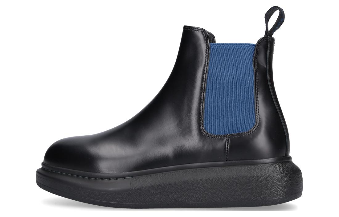 (Women) Alexander McQueen Hybrid Chelsea Boot 'Black Blue' 586398WHX561097