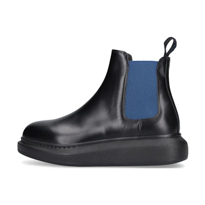 (W) Alexander McQueen Hybrid Chelsea Boot 'Black Blue'