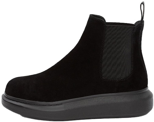 (Women) Alexander McQueen Hybrid Chelsea Boot 'Black Suede' 586398WHXK61000 Buy (Women) Alexander McQueen Hybrid Chelsea Boot 'Black Suede' 586398WHXK61000